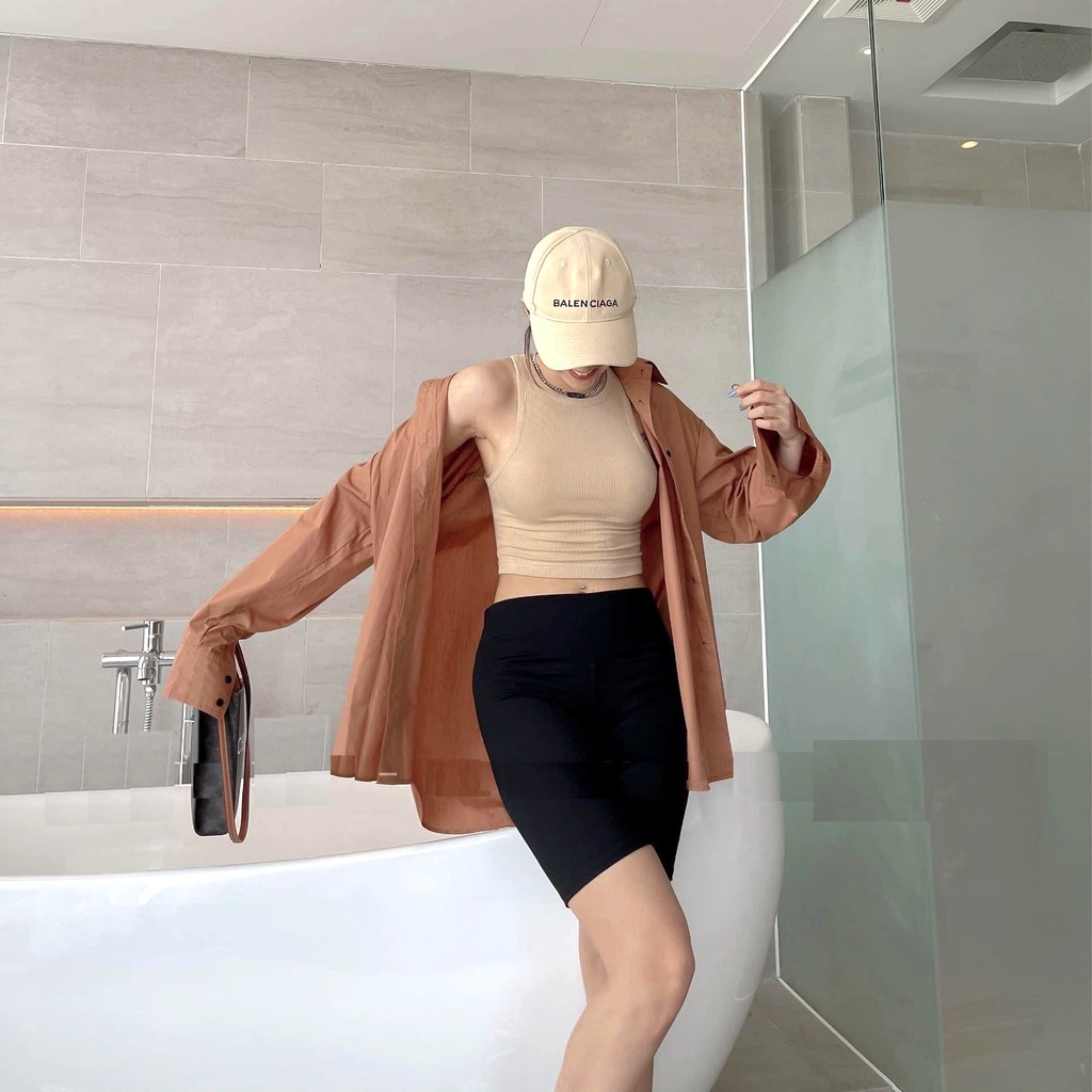 Áo Ba Lỗ Croptop Bozip siêu hot HARI