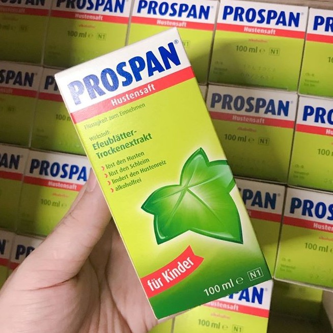 Siro 100ml - siro ho prospan đức 100ml dùng cho trẻ từ sơ sinh