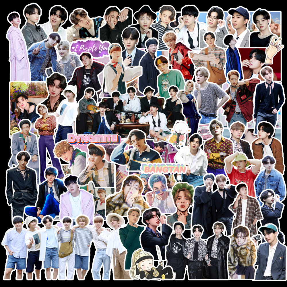 Set 101 Sticker BTS chống nước