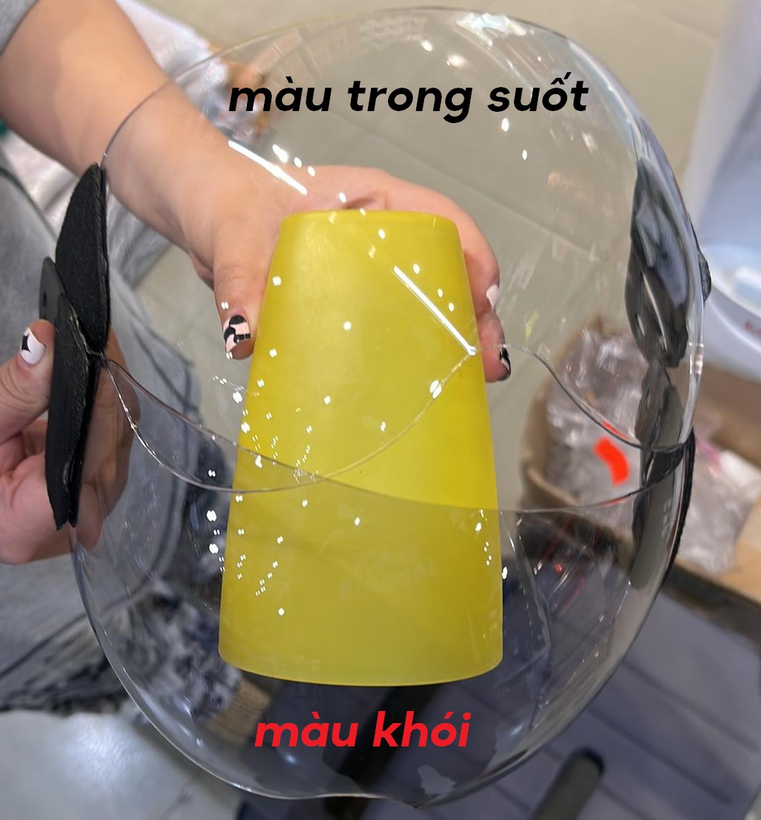 Phụ kiện Kính màu KHÓI cho nón bảo hiểm AVEX TOPGUN Version 2 màu kính có