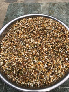 HOT Ngũ cốc trộn 14 loại hạt cho chim cu gáy thumbnail