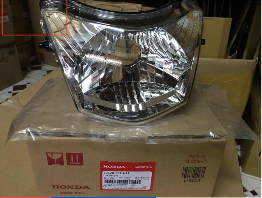 Đèn pha Wave RS / Wave S / RSX 100 zin HONDA , chóa đèn Wave RS zin