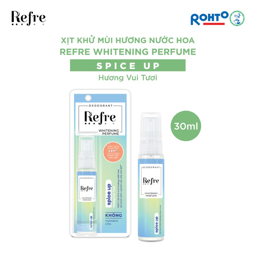 Xịt Khử Mùi Refre Whitening Perfume 30ml Hasaki Sản Phẩm Chính Hãng