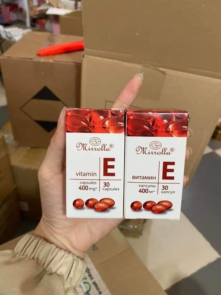 Vitamin E Đỏ Nga 400mg Mẫu Mới