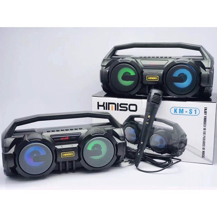 LOA KÈM MIC HÁT KARAOKE BLUETOOTH loai tốt
