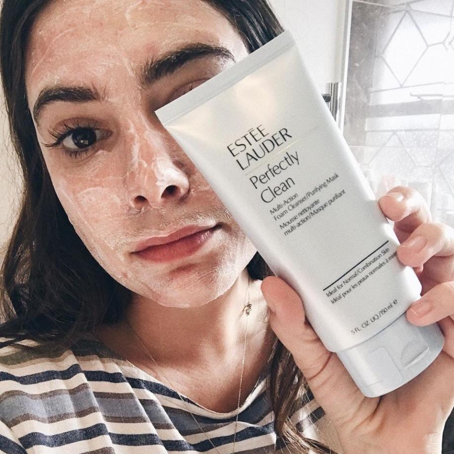 Sữa rửa mặt kiêm mặt nạ thanh lọc EL Perfectly Clean Multi-Action Foam Cleanser/Purifying Mask 30ml
