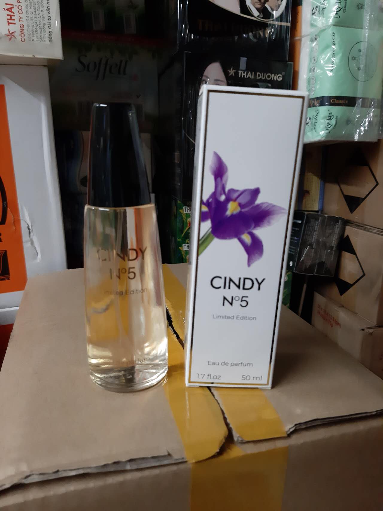 Nước Hoa Cindy No5 Limited Edition Nắp Đen 50ml (chính hãng mẫu mới)