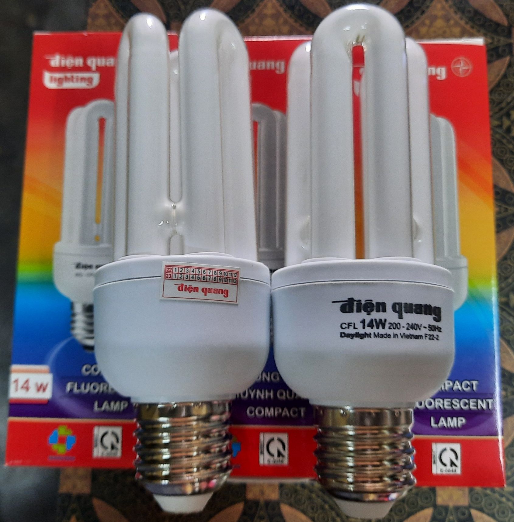 Bóng đèn 3U Điện Quang 14W