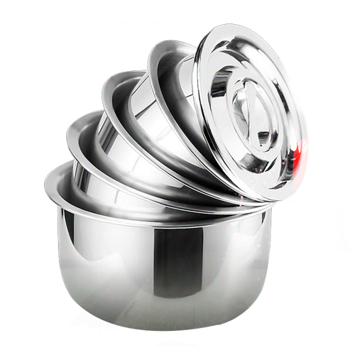 Bộ 5 Nồi Inox Đáy Từ 16-24cm