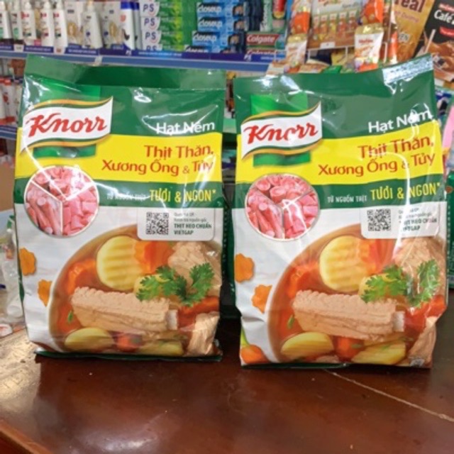 Hạt nêm Knorr Thịt Thăn, Xương Ống Và Tuỷ 1.8kg
