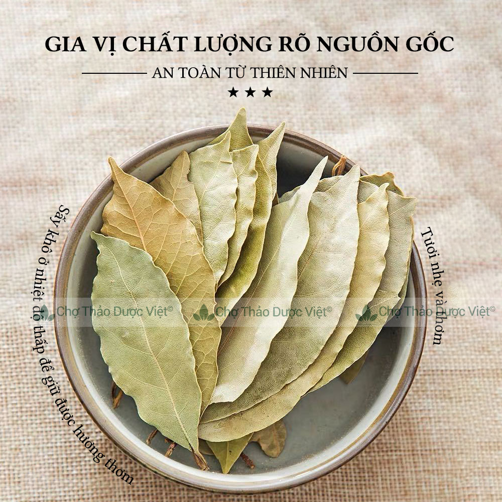 Lá nguyệt quế 100g, lá bay leaves và 20 loại gia vị hương thảo, húng quế, kinh giới, mùi tây, thì là