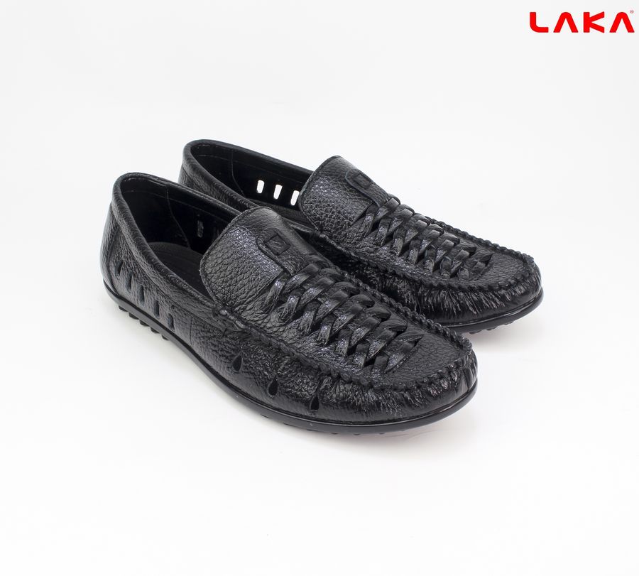 Giày lười nam da bò thật LAKA 110