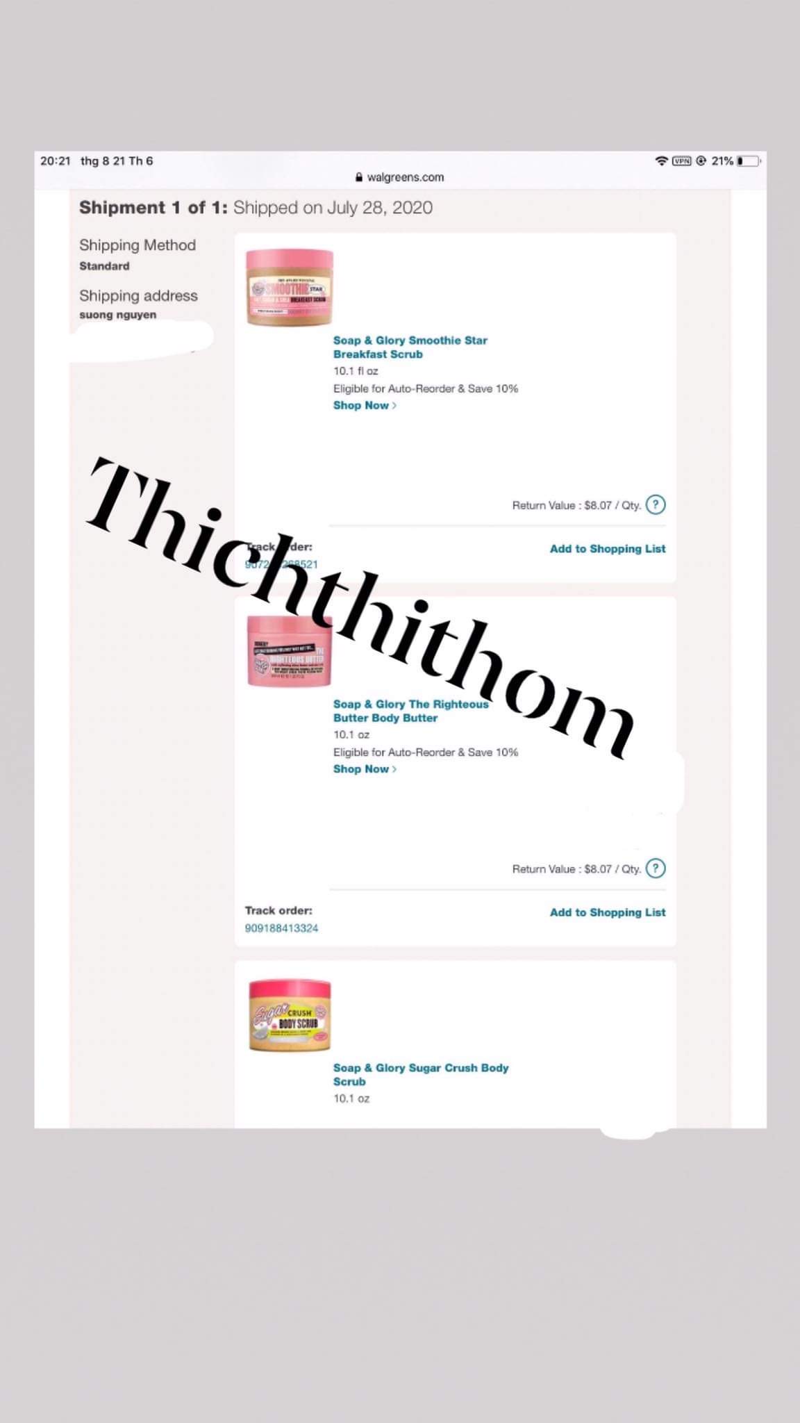 [BILL MỸ] Tẩy da chết Soap and Glory