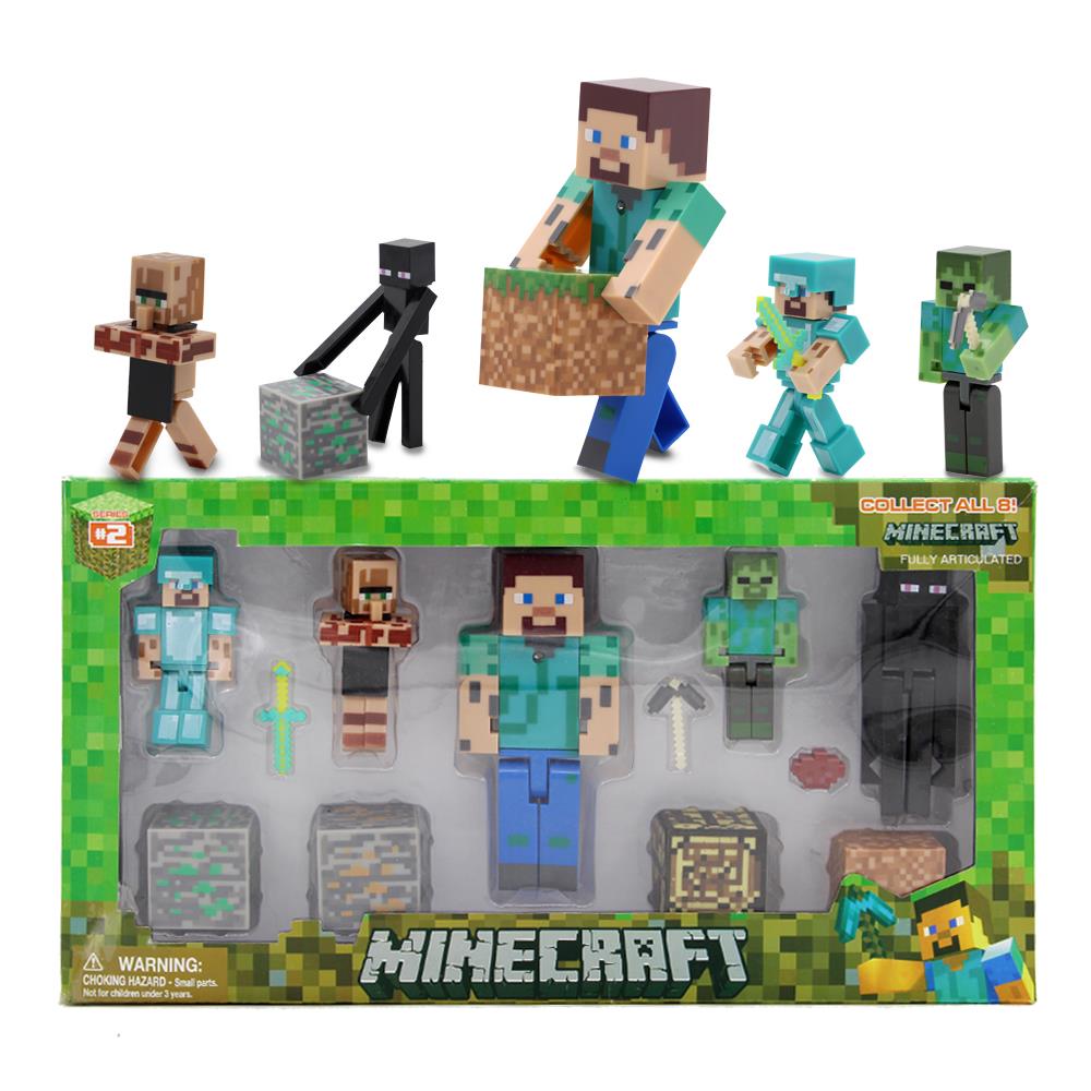 Bộ combo mô hình steve minecraft cực đẹp