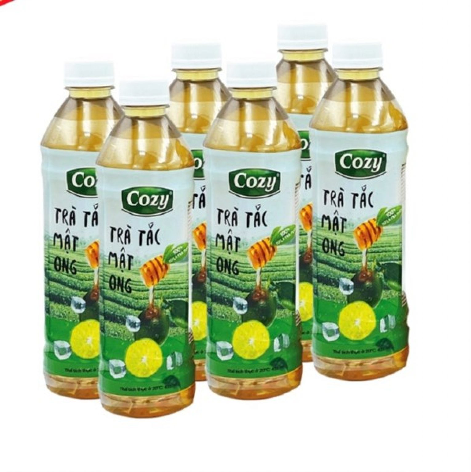 Lốc trà tắc mật ong cozy chai 350ml/6 chai