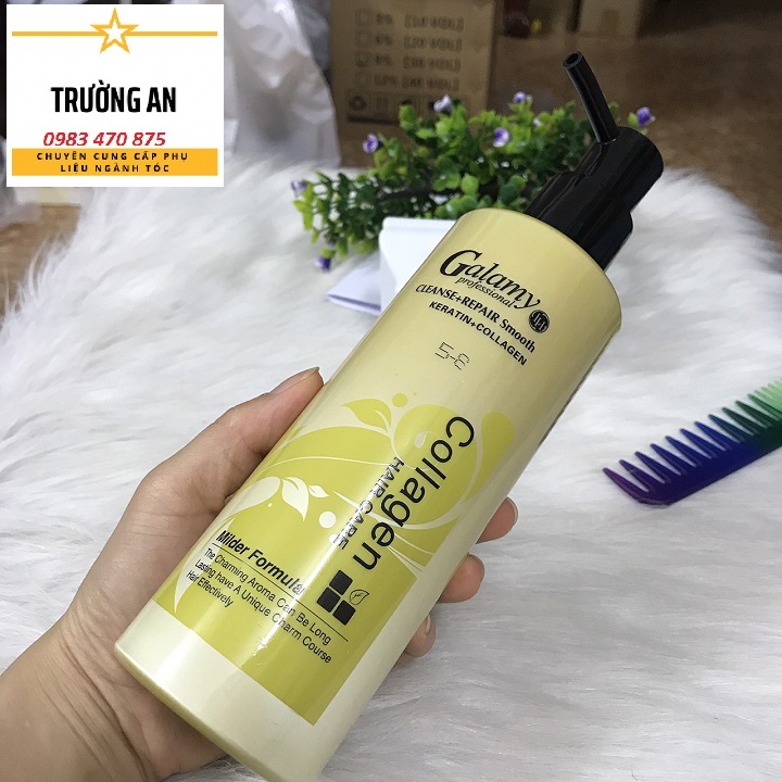 Kem hấp phục hồi tóc collagen Galamy 500ml