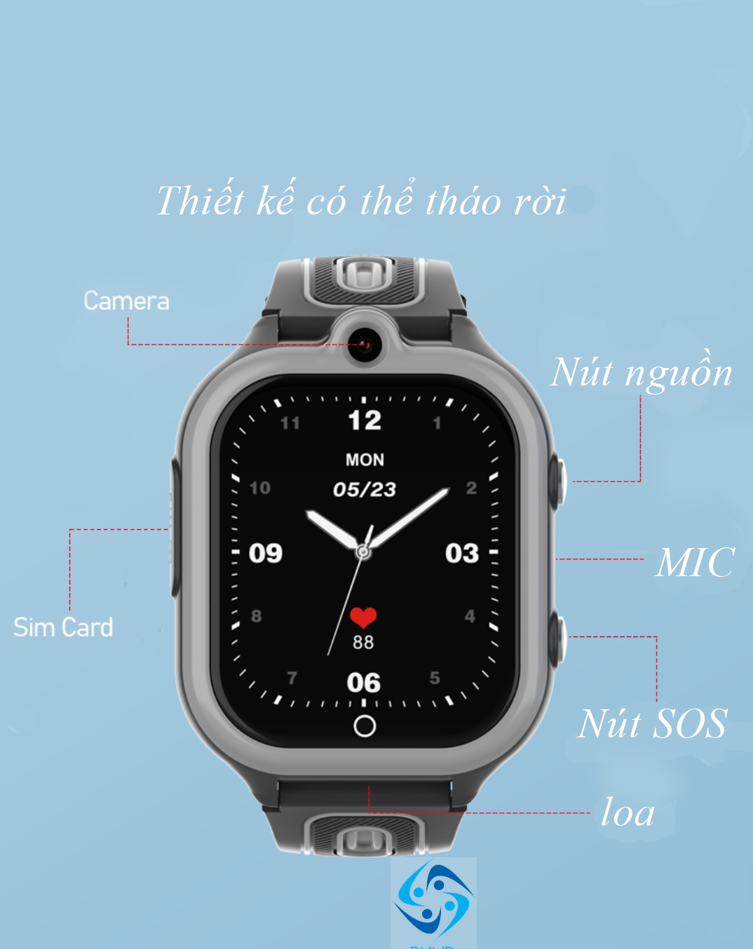 Đồng hồ thông minh WONLEX KT29 4G , GPS
