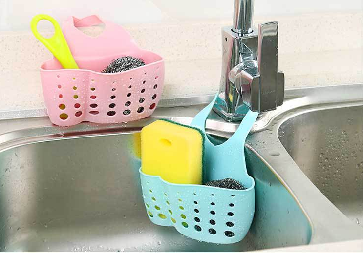 [HCM]Giỏ đựng đồ rửa bát có móc treo đa năng