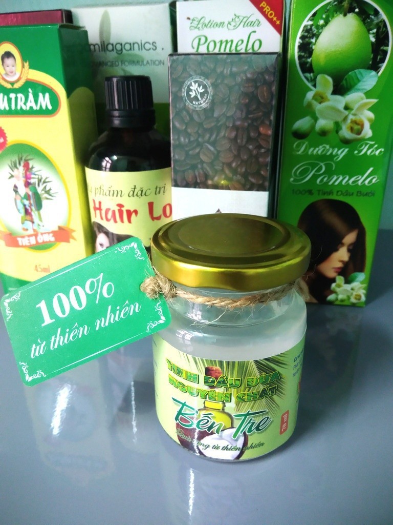 lọ dầu dừa ép lạnh mỗi lọ 100ml