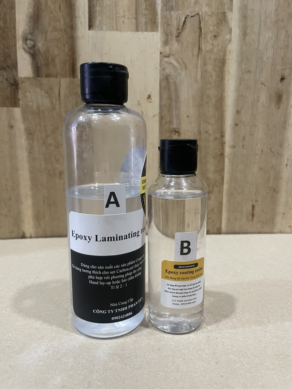 Carbon fiber transparent epoxy [carbon fabric glue] [epoxy laminating resin]