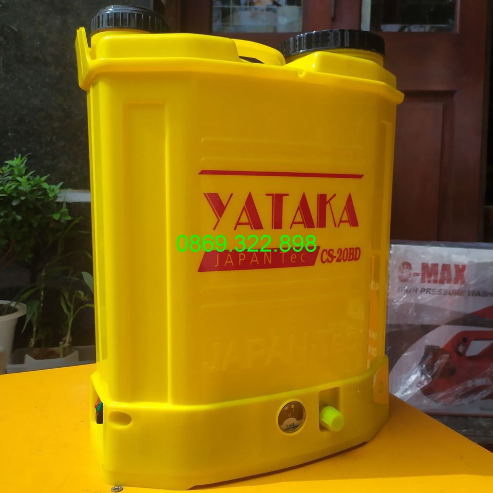 Bình Phun Xịt Điện Yataka CS-20BD Bơm Đôi