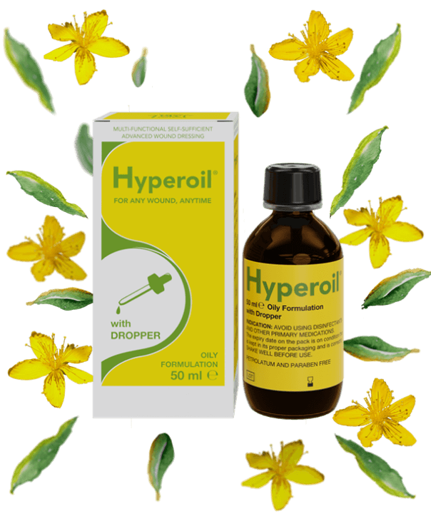 HYPEROIL 50ml bottle with dropper oily formulation