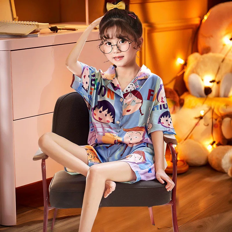 [SIZE NHÍ+ĐẠI+CỒ] SÉT BỘ  PIJAMA BÉ GÁI IN HÌNH BÚP BÊ
