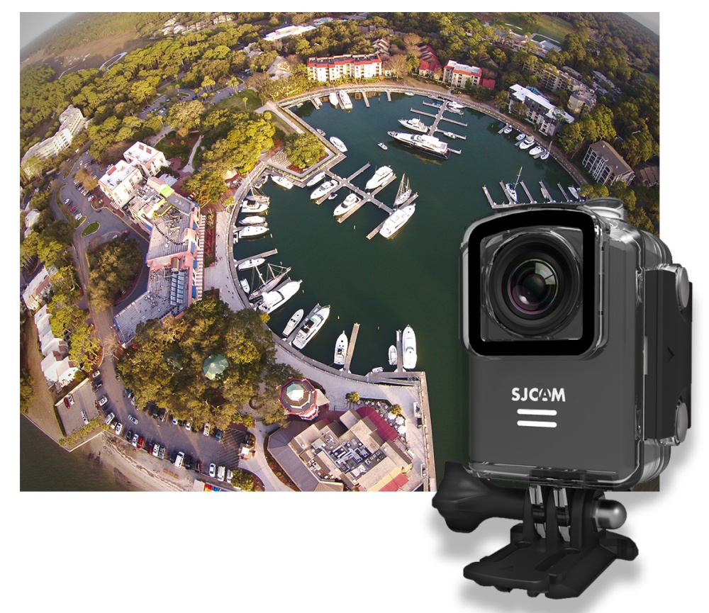 Camera hành trình SJCAM M20- Actioncam quay video 4K, khả năng chống rung Gyro màn hình LCD hiện đại