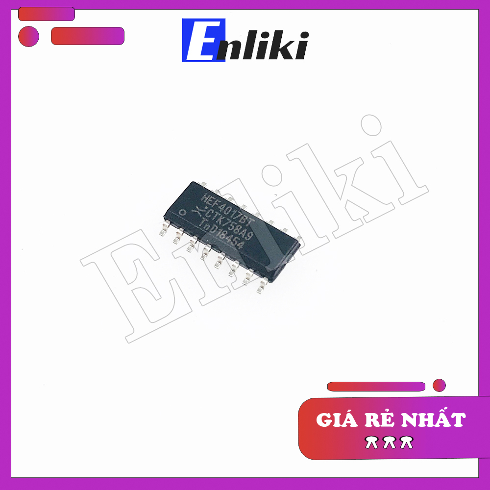 4017 16 chân dán CD4017 (HEF4017) SOP16