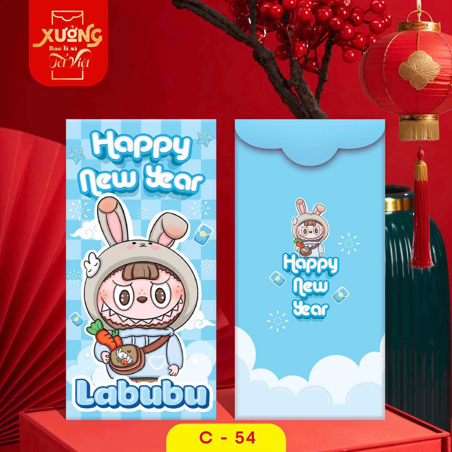 Combo 10 cái bao lì xì hoạt hình Chibi siêu dễ thương