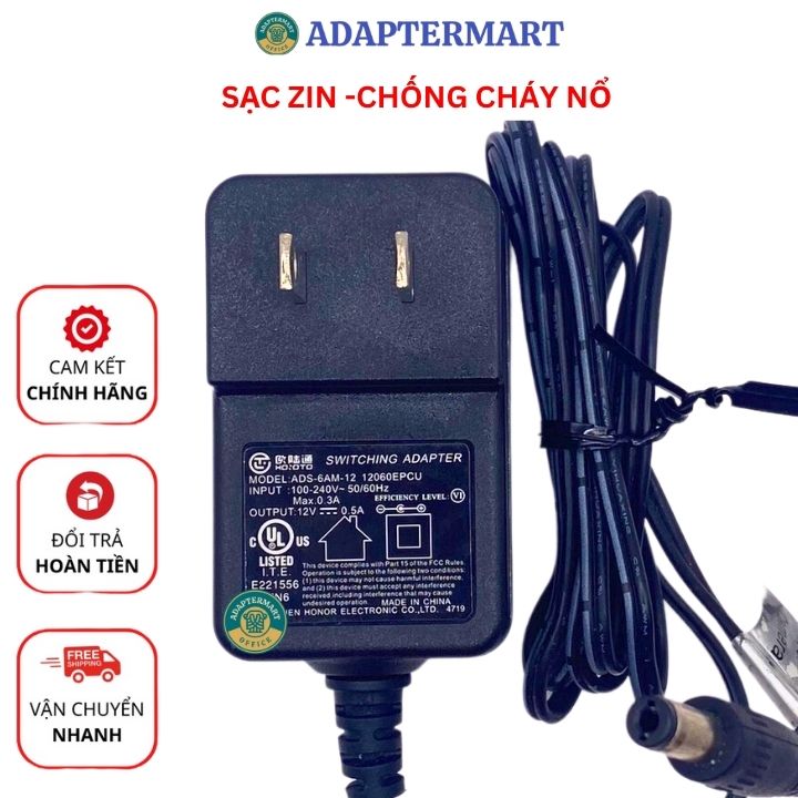 Adapter nguồn 12v 0.5a , nguồn 12v 500ma cho led, cân điện tử