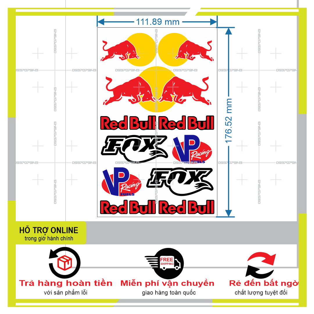 LOGO STICKER MINI DÁN XE MÁY L 04  - THUDECAL