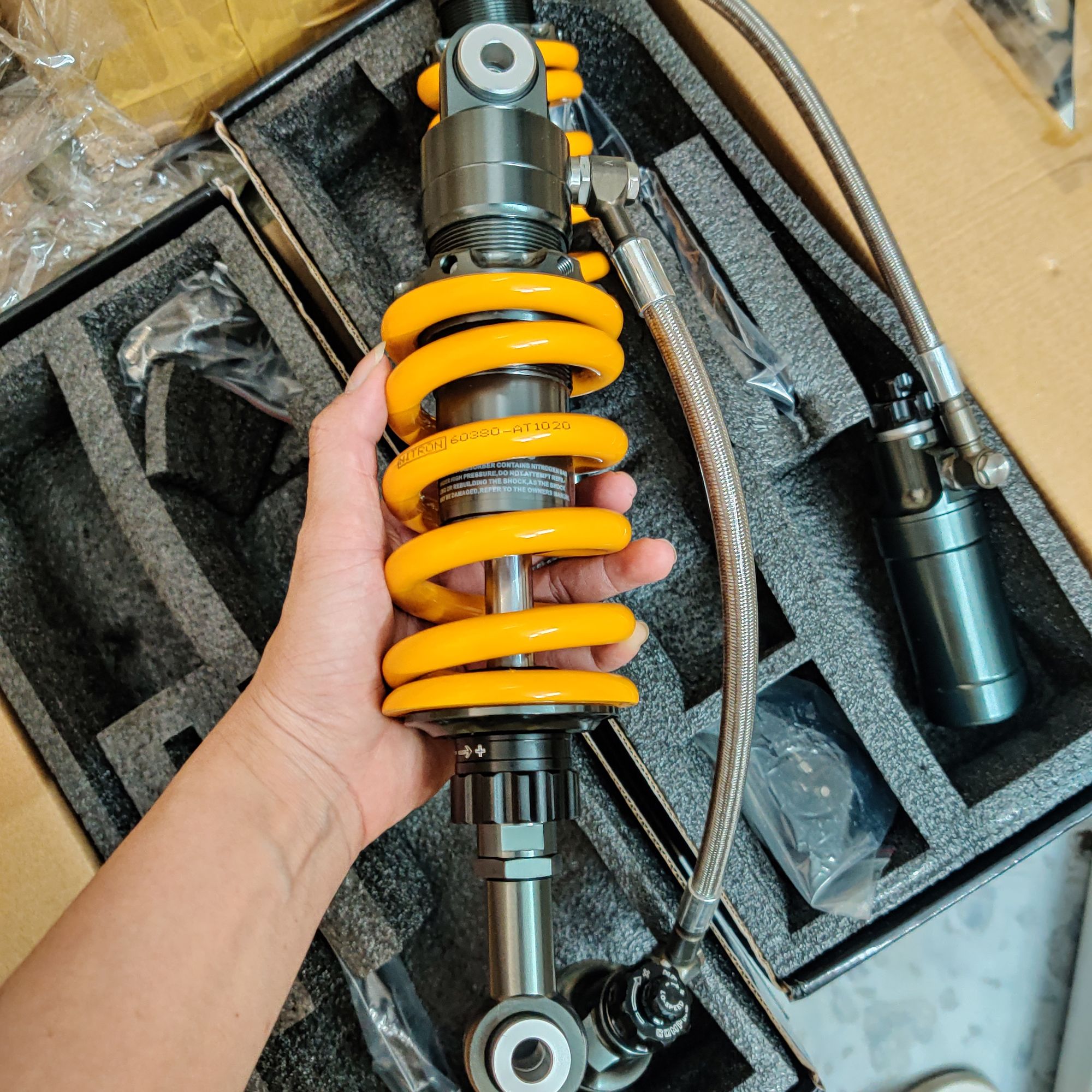 [HCM]Phuộc OHLINS bình dầu dành cho Raider Satria