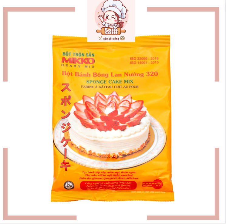 Bột làm bánh bông lan nướng Mikko