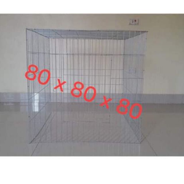 Lồng úp gà 80*80*80 ( không kèm khay hứng phân) - Lồng nuôi gà 80 x 80 - Lồng nuôi gà chọi - Bồ câu tín nghĩa