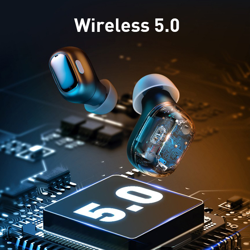 Tai Nghe BASEUS WM01 WM02 TWS Bluetooth 5.3 Không Dây Công Nghệ Chống Tiếng Ồn Thiết Kế Nhỏ Gọn Xinh Xắn Tương Thích