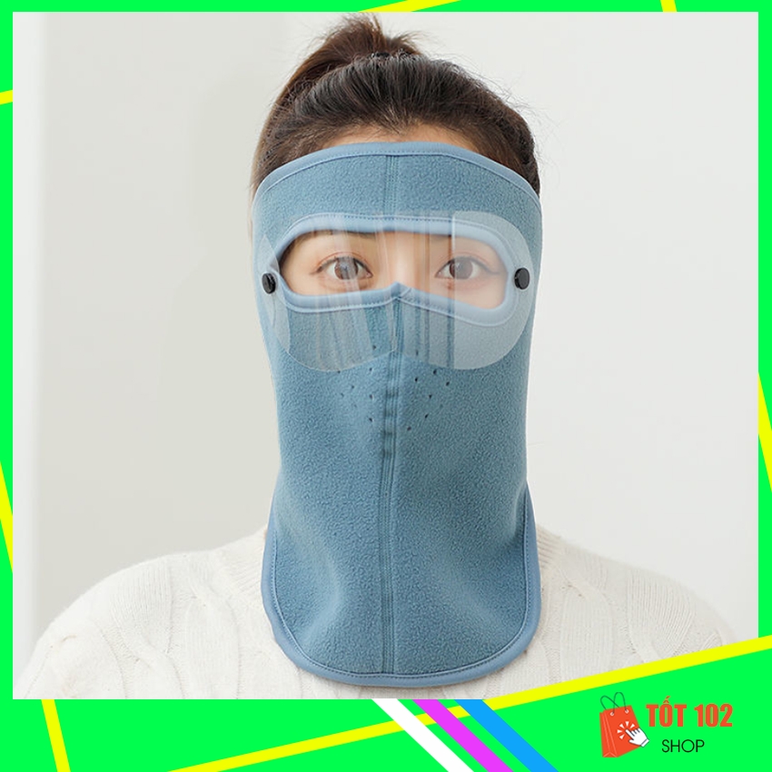 [TP. HCM] Khẩu Trang Ninja Nin Ja Nam Nữ Che Kín Mặt Có Mũ Chống Nắng Bụi Tia UV MUKK39 - Khau Trang Ninja Nin Ja Nam Nu Che Kin Mat Co Mu Chong Bui Nang Tia UV - ShopTot102