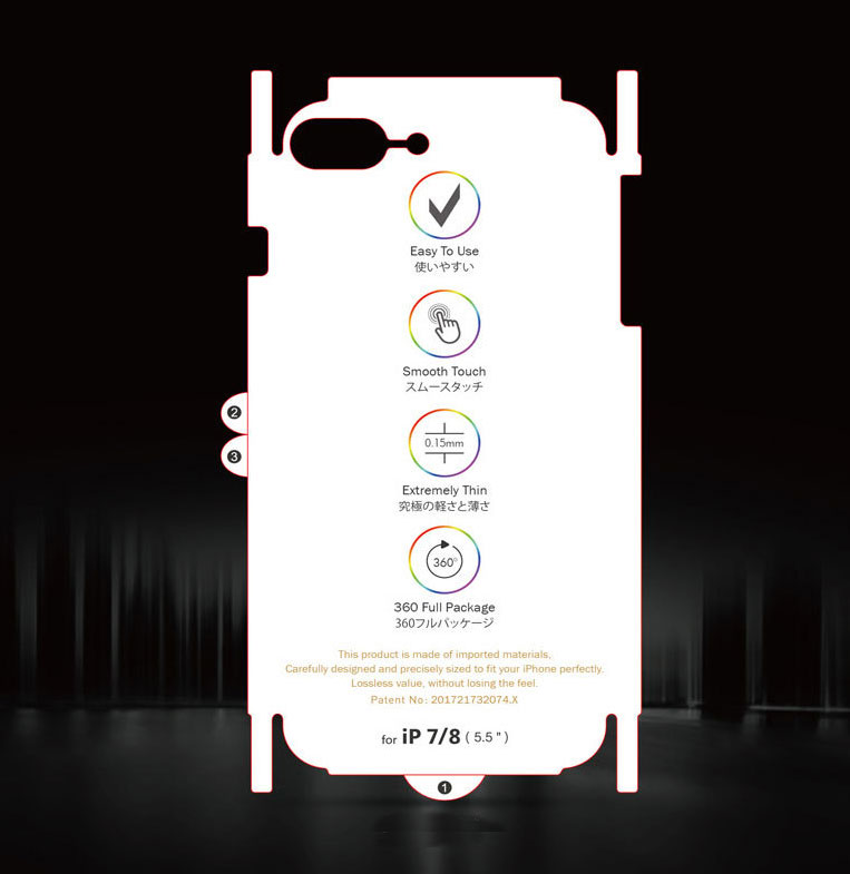 dán dẻo ppf iphone 6s 6splus 7g 8g 7plus 8plus( mặt sau)