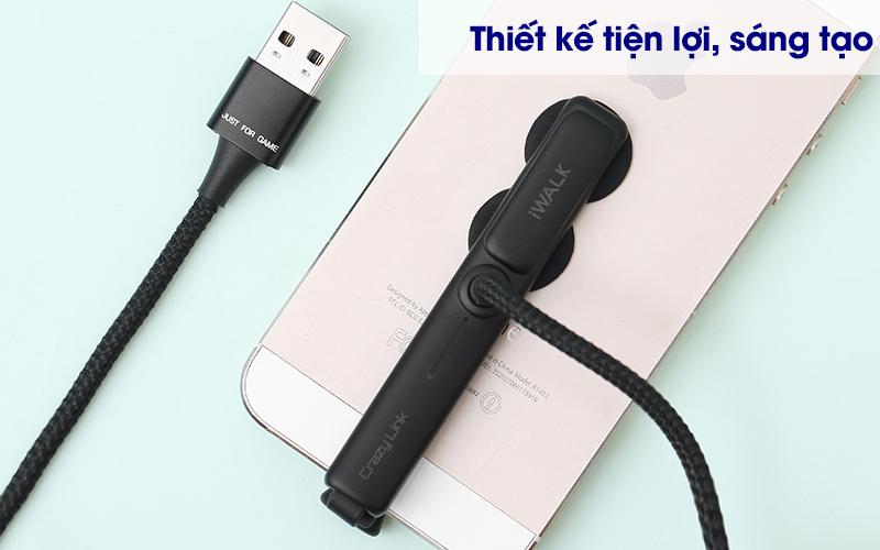 Cáp Lightning tth2 Đen