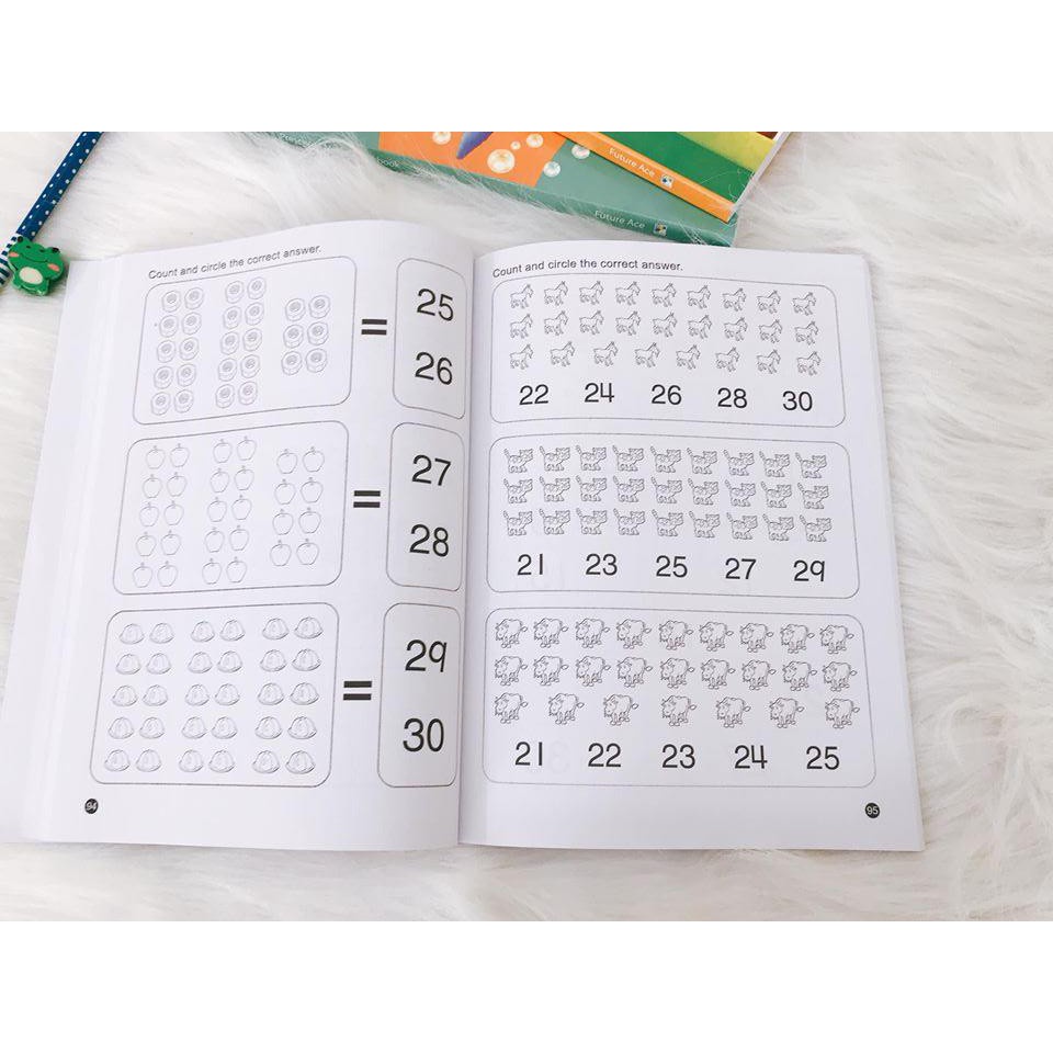 [Freeship]Bộ đẹp 3c - Preschool Maths workbook