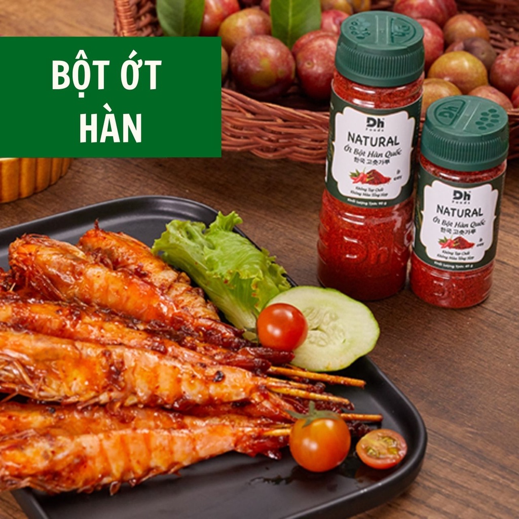 Gia vị bột nguyên chất (tỏi, sả, gừng, nghệ, ớt...) DH Foods