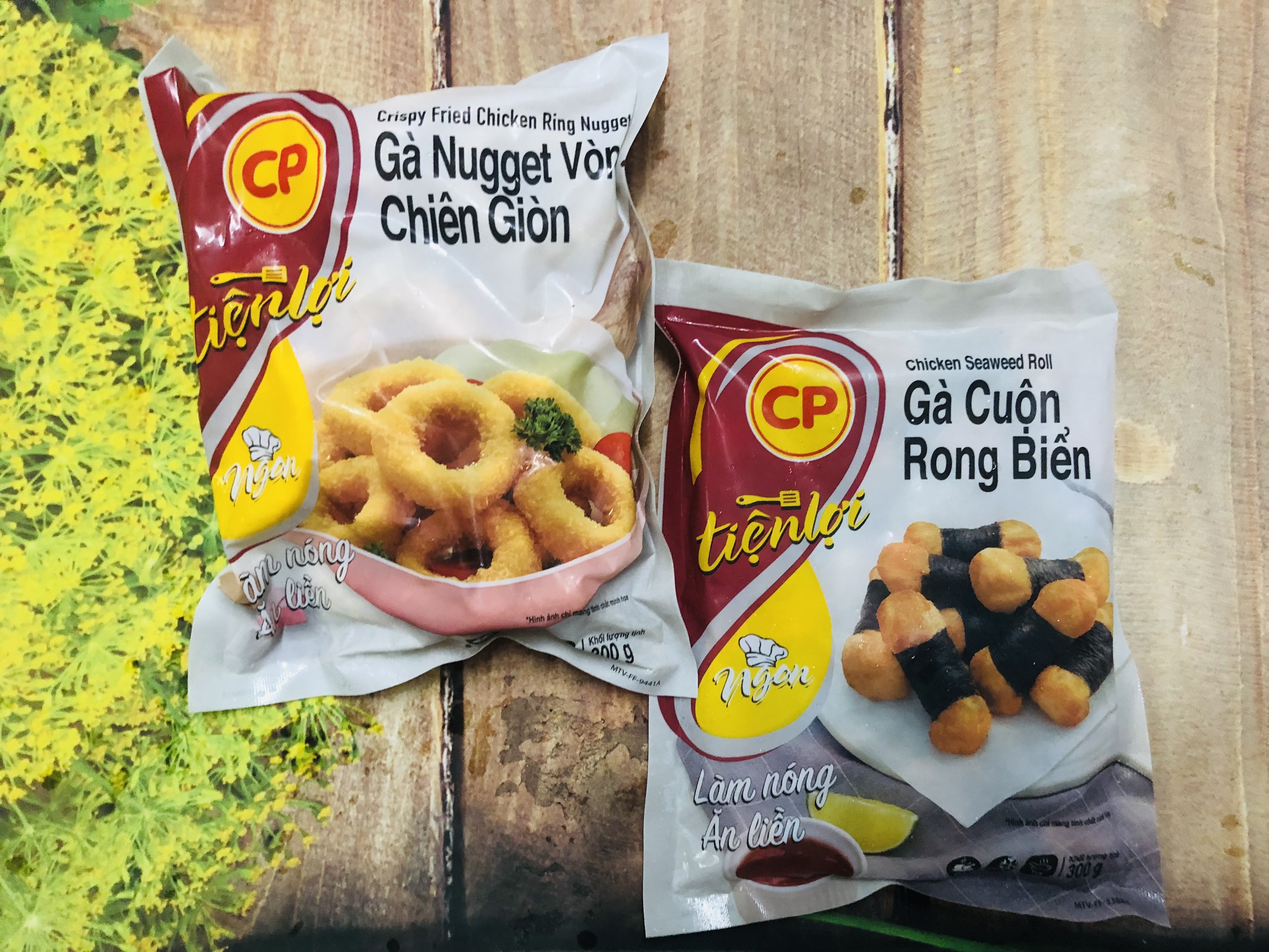 gà rán CP Nugget vòng gói 300g