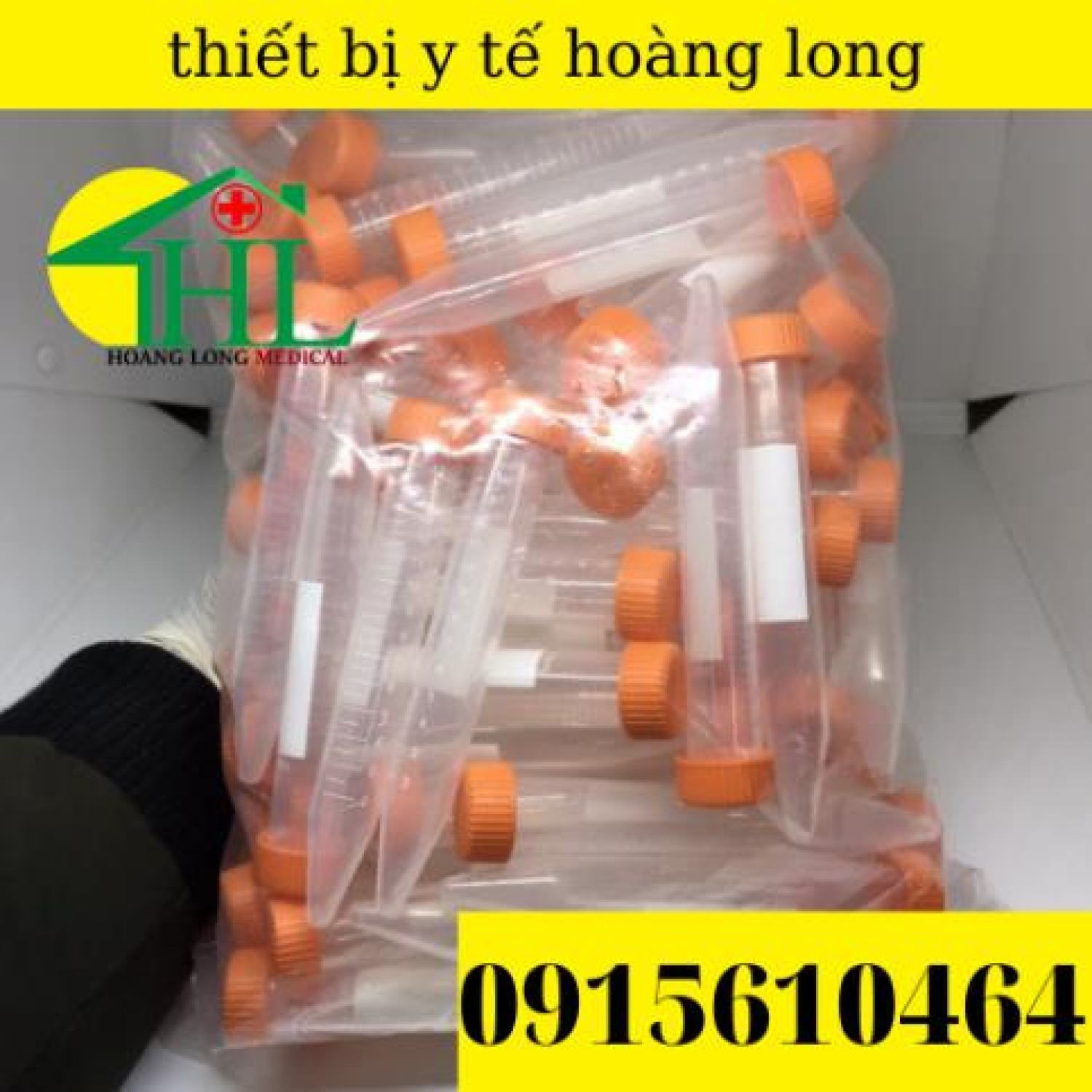 Ống ly tâm falcon 15ml đáy nhọn chuyên dụng túi 100 cái