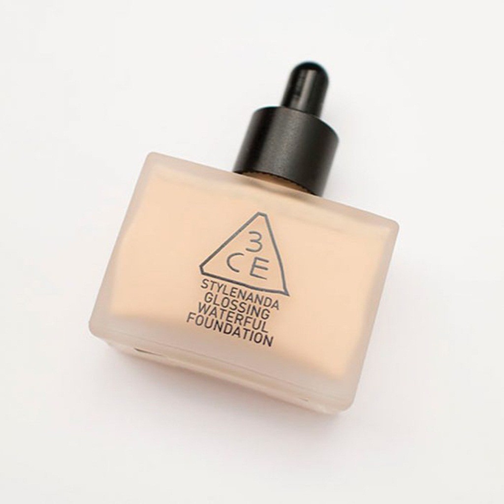 Kem Nền Căng Bóng 3CE Glossing Waterful Foundation (Hàng chuẩn auth)