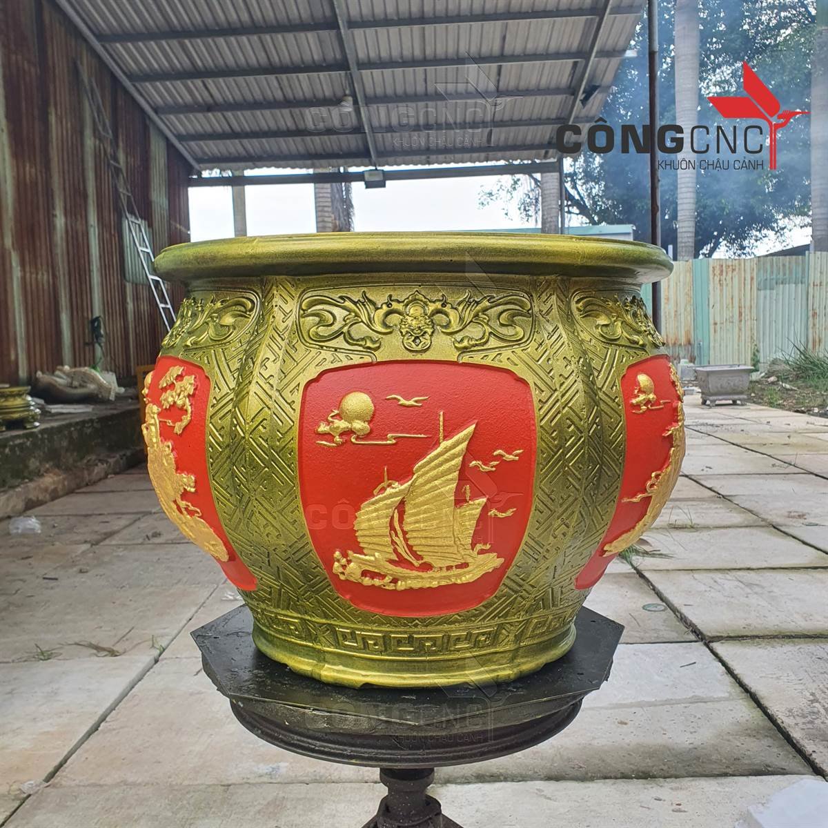 Khuôn Chậu Tròn Chum 60- Không Đôn