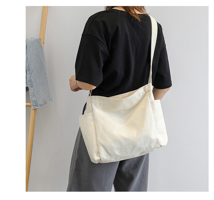 TÚI ĐEO CHÉO VẢI CANVAS PHONG CÁCH HÀN QUỐC