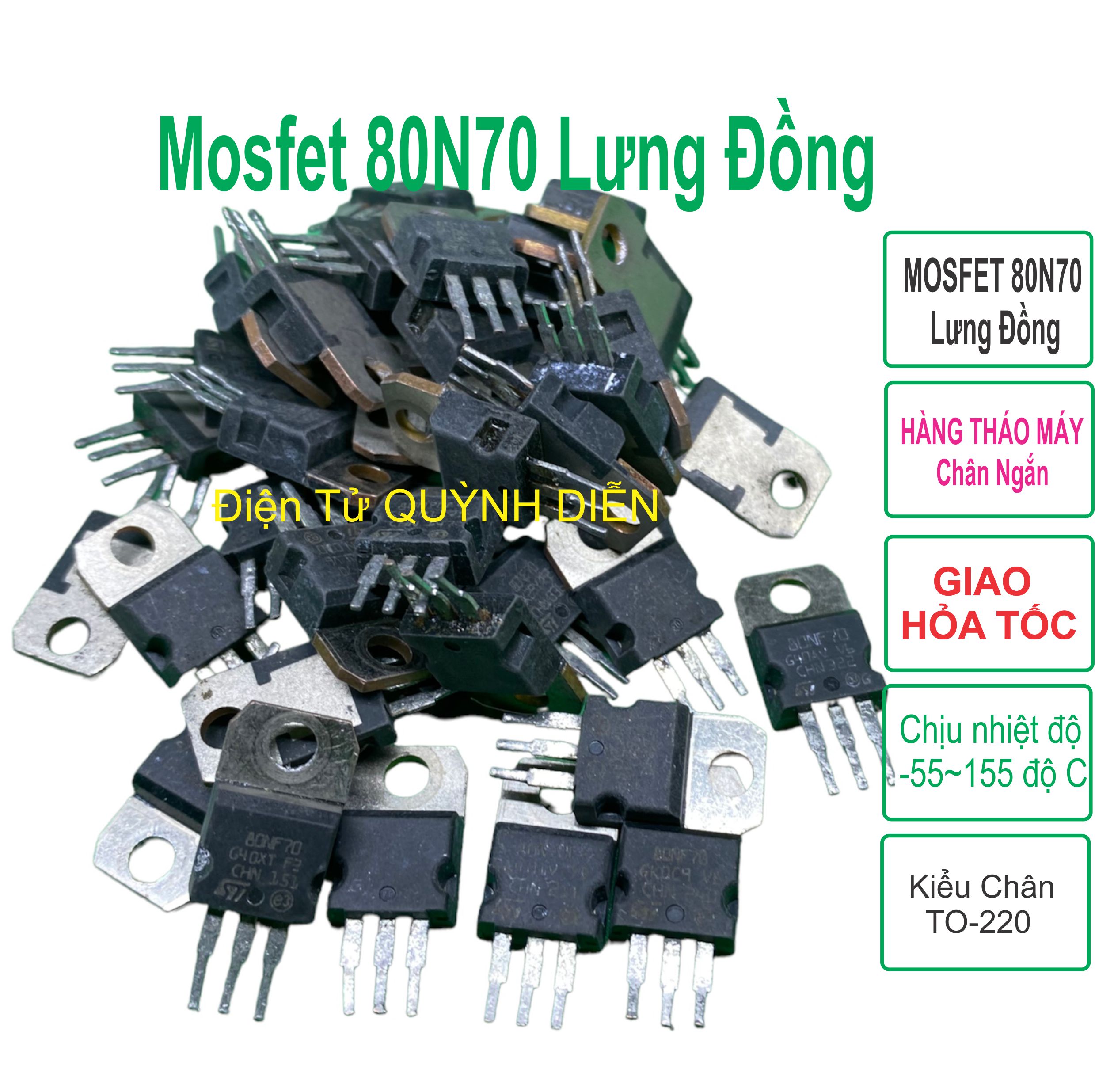 Combo 10 con, 80N70 hàng cũ tháo máy , chân ngắn