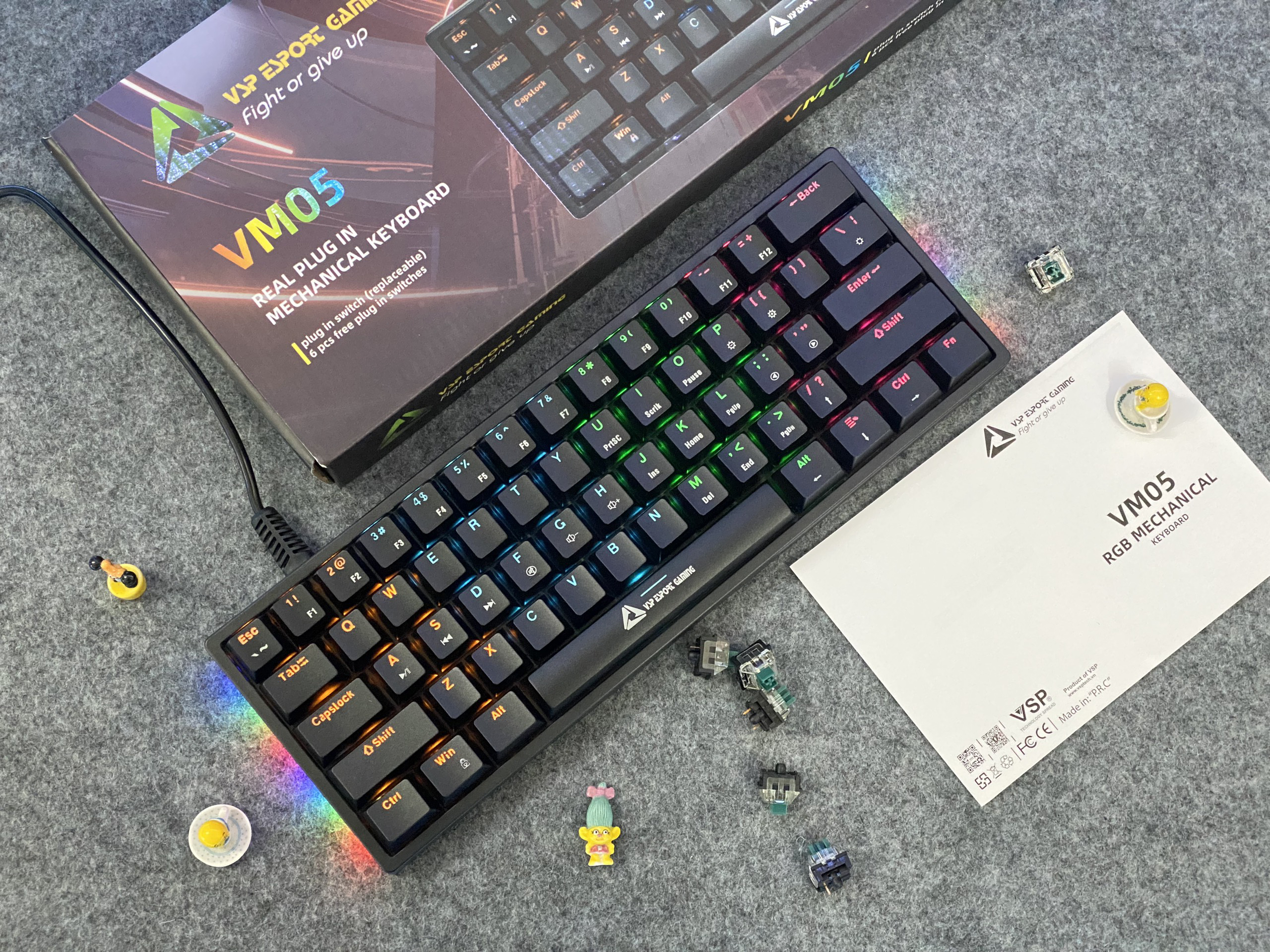 Bàn Phím Cơ VSP VM05 ESPORT GAMING