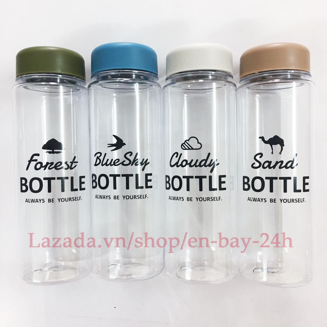 Bình uống nước có nắp đậy 500ml hàng Nhật Bản