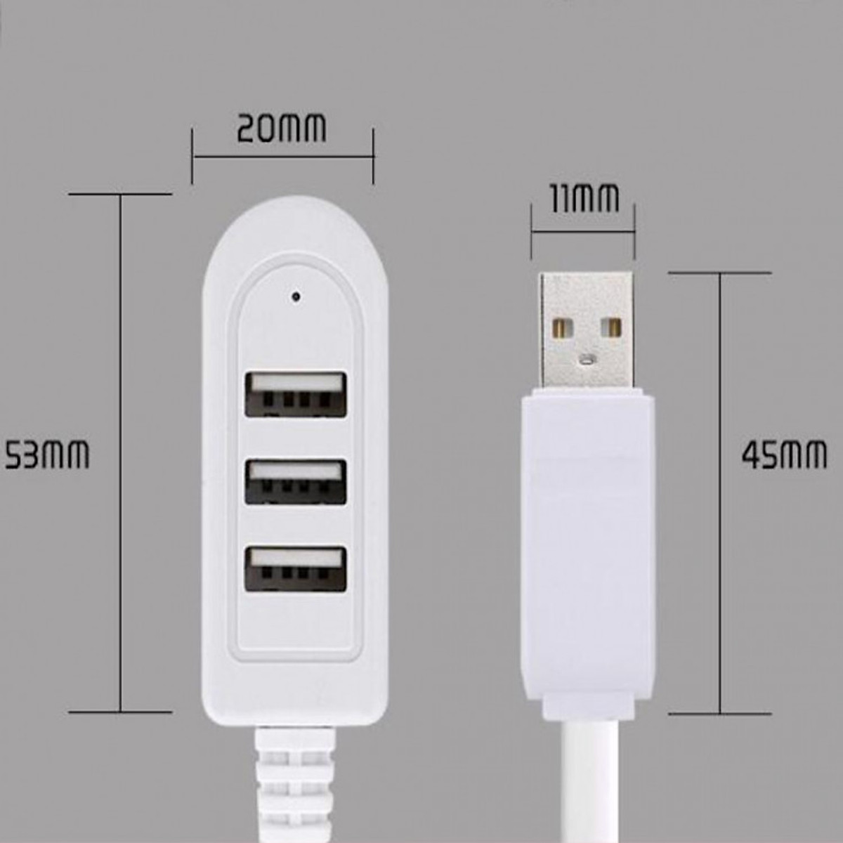 [Hub USB] Bộ Chia Cổng USB Chia 1 Ra 3 Cổng - Hàng Nhập Khẩu